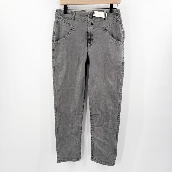 Amadi Jeans Women’s Size Small Anthropologie NWT High Rise Carbon Wash Gray - Picture 4 of 16